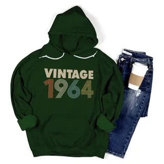 Limited 1964 Birthday Hoodie – forest-forestgreen