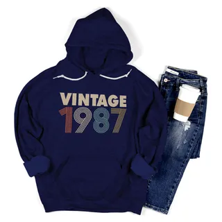 Limited 1987 Birthday Hoodie – Navy