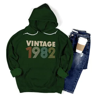 Limited 1982 Birthday Hoodie – forest-forestgreen