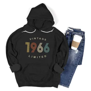 Limited Vintage 1966 Birthday Hoodie – Black