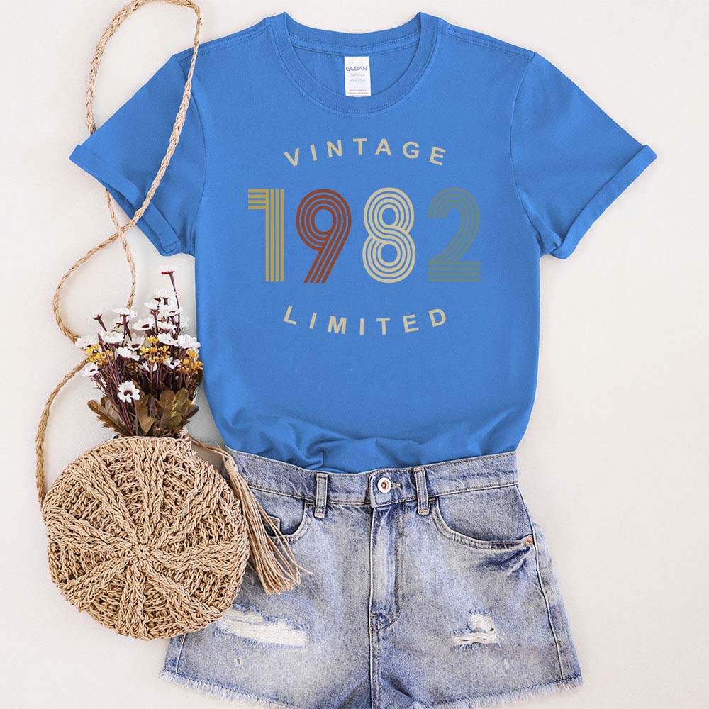 Limited Vintage 1982 Birthday T-Shirt - variant image 1