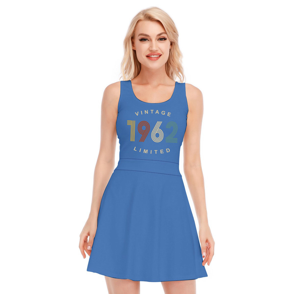 Limited Vintage 1962 Birthday Women's Waistless Dress - variant image 1