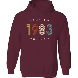 Limited 1983 Birthday Hoodie – Maroon