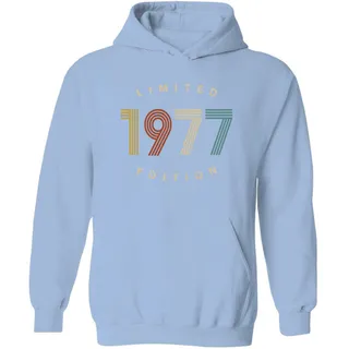 Limited 1977 Birthday Hoodie – Light Blue