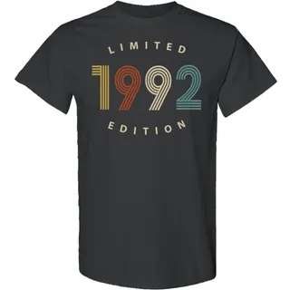 Limited 1992 Birthday T-Shirt – Dark Heather