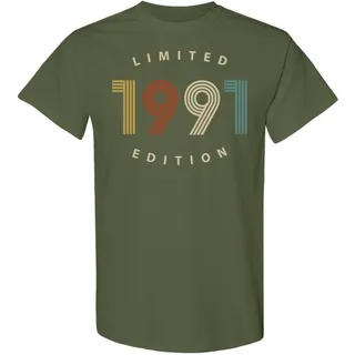 Limited 1991 Birthday T-Shirt – Military Green