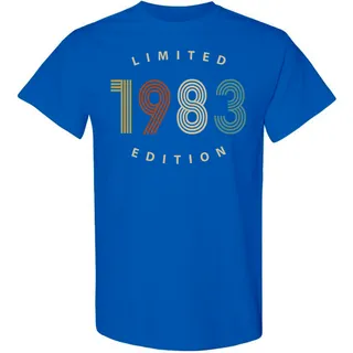 Limited 1983 Birthday T-Shirt – Royal