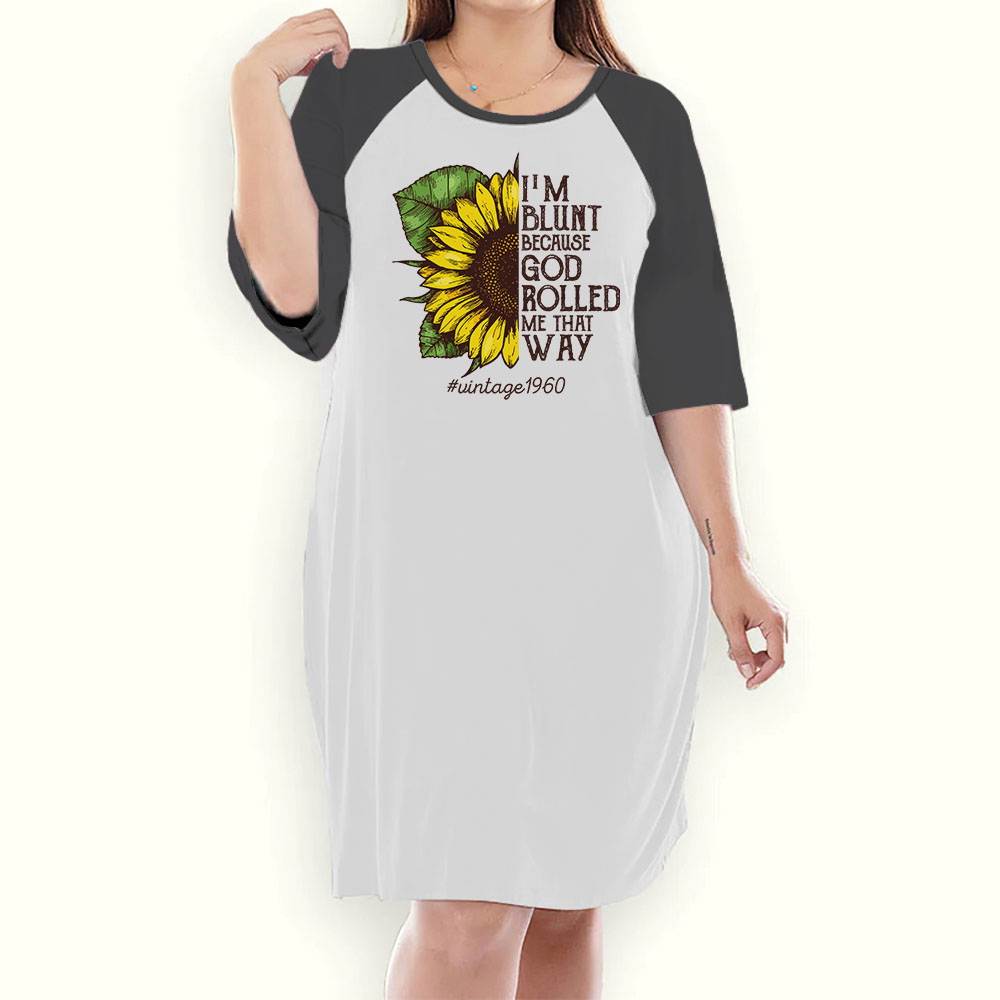 Awesome Hippie 1960 Raglan Nightgown - variant image 1