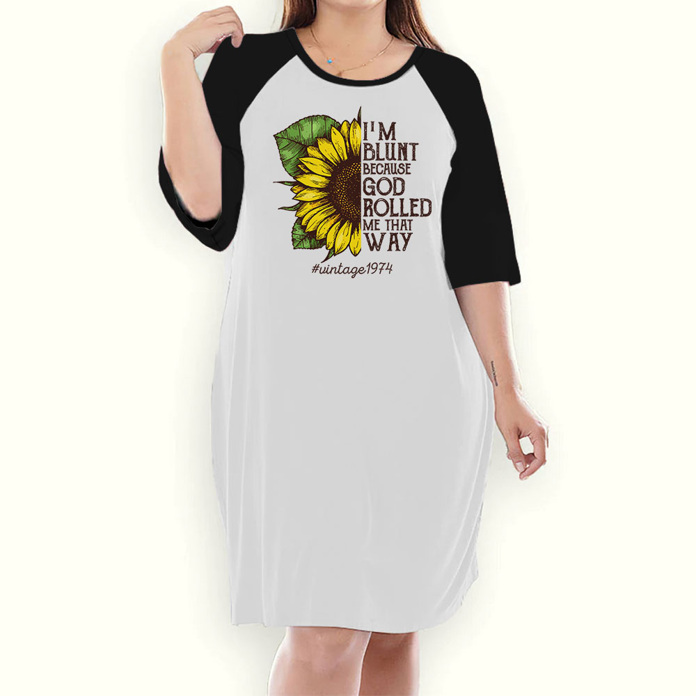Awesome Hippie 1974 Raglan Nightgown - variant image 1