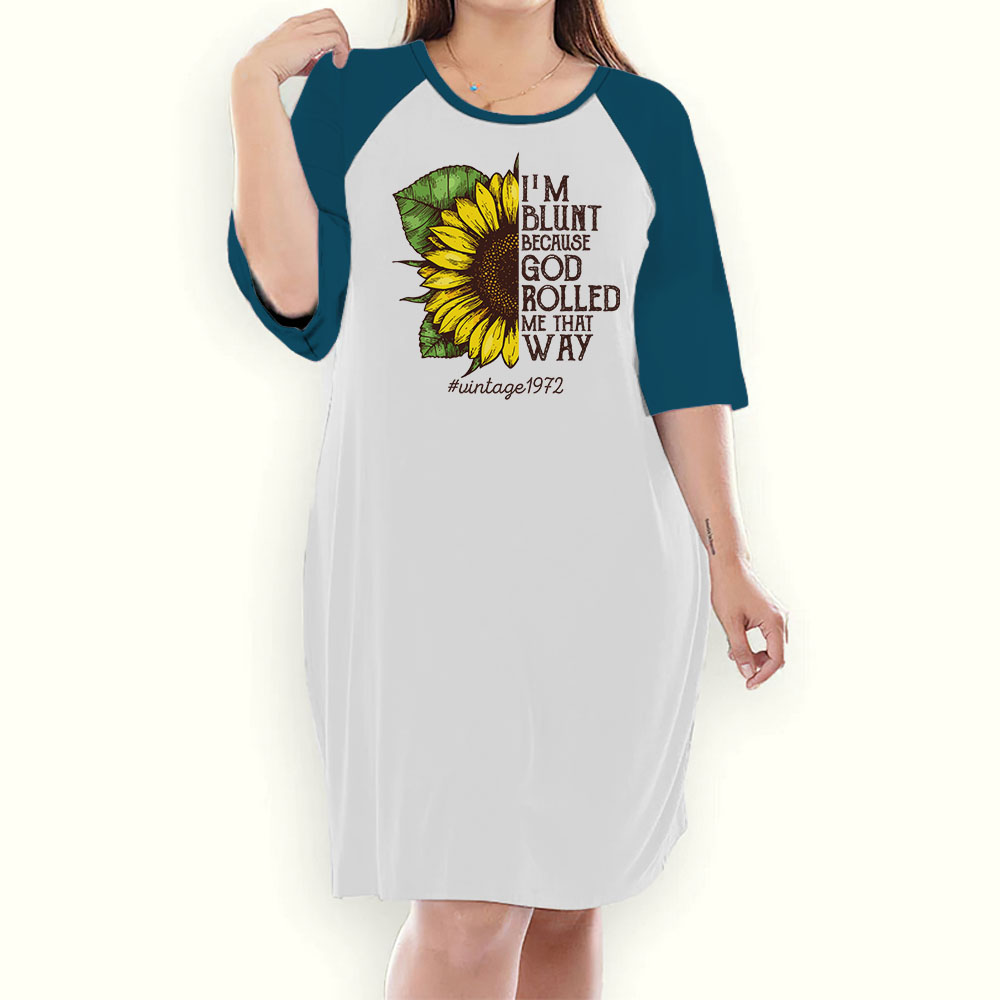 Awesome Hippie 1972 Raglan Nightgown - variant image 1