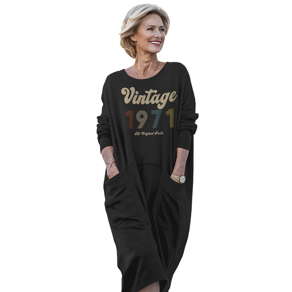Vintage Original Parts 1971 Birthday Pocket Dress - variant image 1