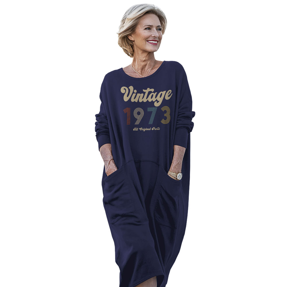 Vintage Original Parts 1973 Birthday Pocket Dress - variant image 1