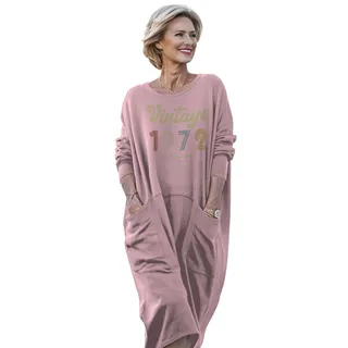 Vintage Original Parts 1972 Birthday Pocket Dress – Pink