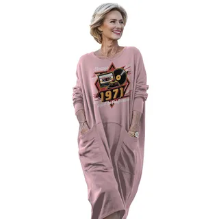 Vintage Aged Perfection 1971 Birthday Pocket Dress – Pink