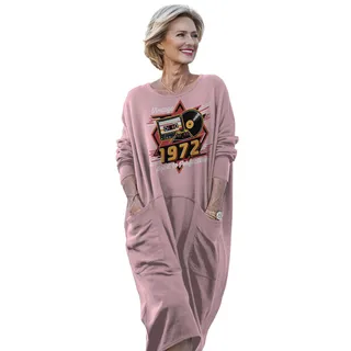 Vintage Aged Perfection 1972 Birthday Pocket Dress – Pink
