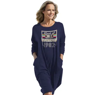 Best Of 1982 Birthday Pocket Dress – Blue