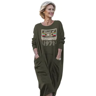 Best Of 1971 Birthday Pocket Dress – Green