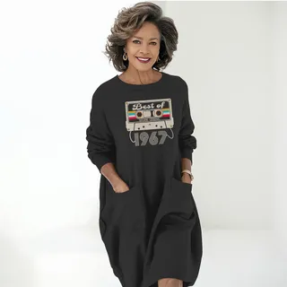 Best Of  1967 Birthday Pocket Dress – Black