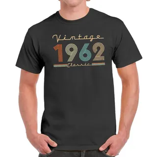 Vintage & Classic 1962 Birthday T-Shirt For Men Women – Dark Heather