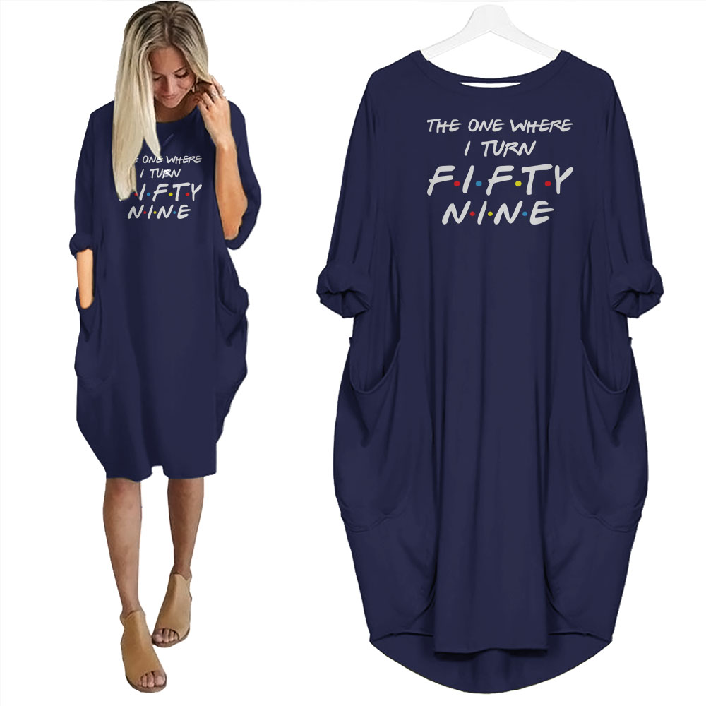 I Turn 59 Birthday Pocket Dress - variant image 1