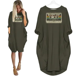 Greatest Hits 1970 Birthday Nightgown – Green