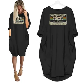 Greatest Hits 1964 Birthday Nightgown – Black