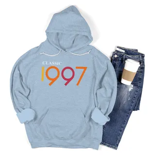 Classic 1997 Birthday Hoodie – Light Blue