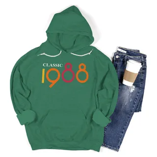Classic 1988 Birthday Hoodie – Kelly Green