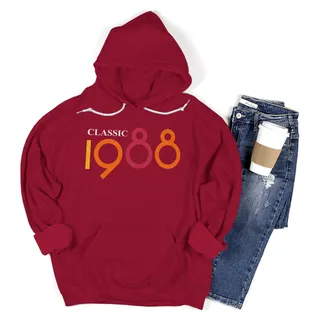 Classic 1988 Birthday Hoodie – Cardinal Red