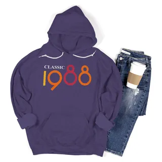 Classic 1988 Birthday Hoodie – Purple