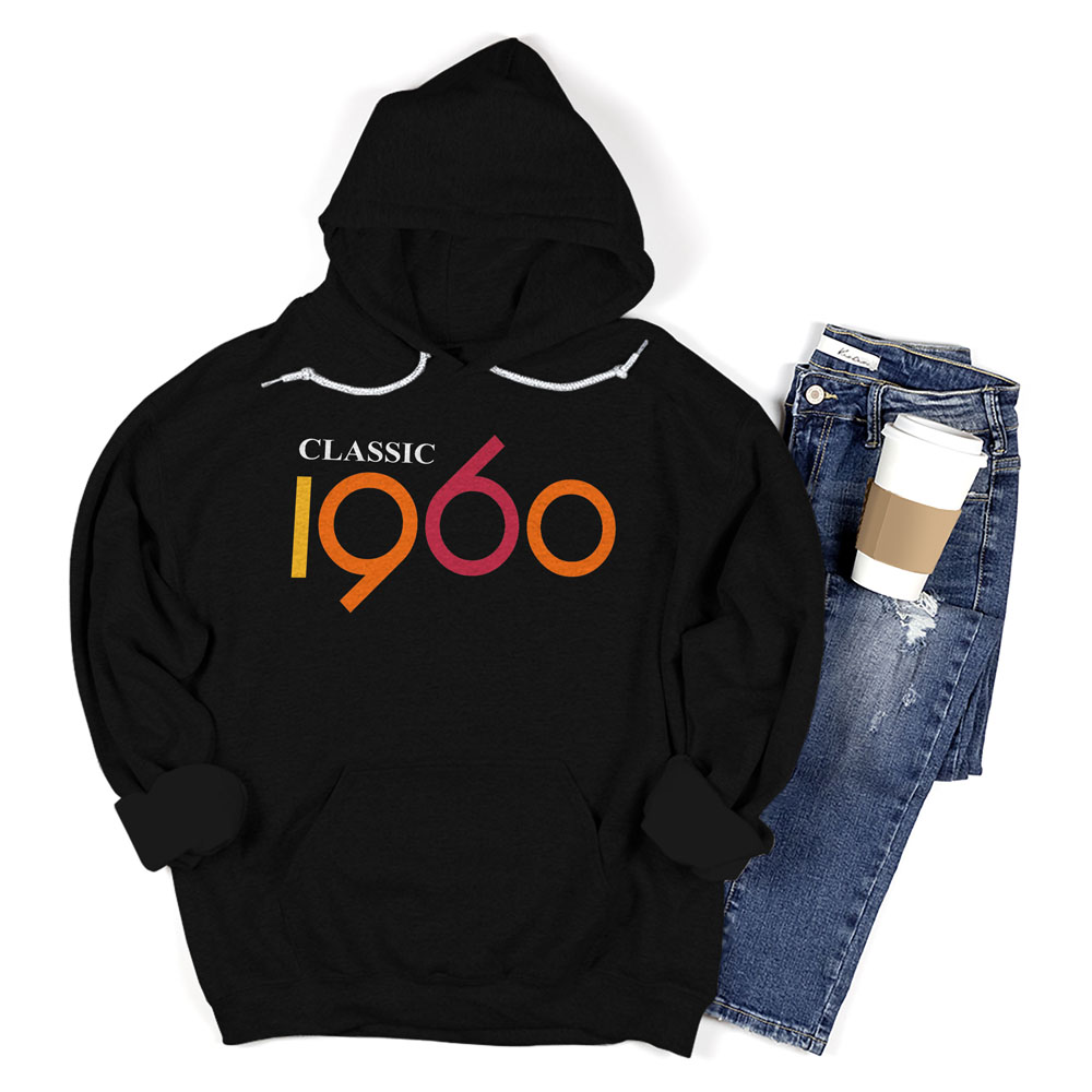 Classic 1960 Birthday Hoodie - variant image 1