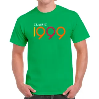 Classic 1999 Birthday T-Shirt For Men Women – Irish Green