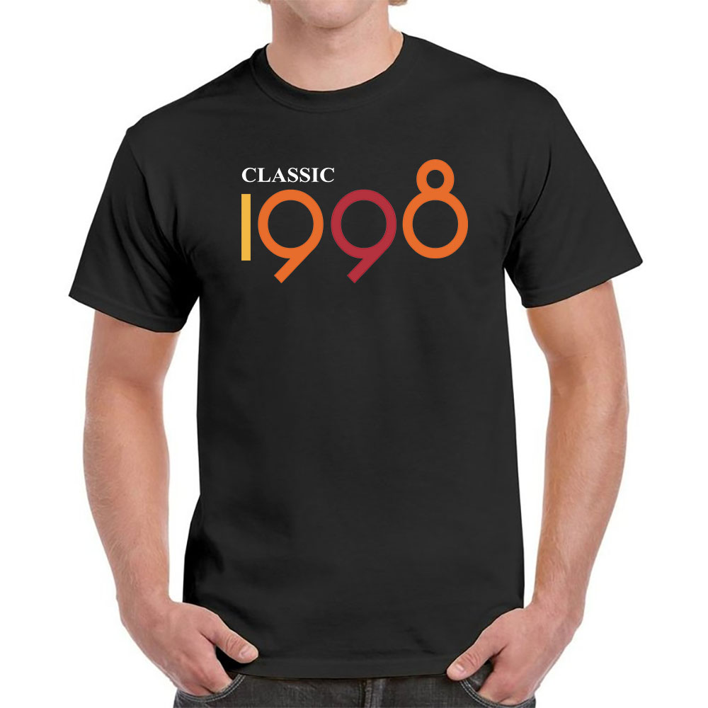 Classic 1998 Birthday T-Shirt For Men Women - variant image 1