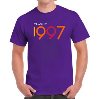 Classic 1997 Birthday T-Shirt For Men Women – Purple
