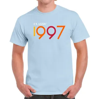 Classic 1997 Birthday T-Shirt For Men Women – Light Blue