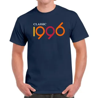 Classic 1996 Birthday T-Shirt For Men Women – Navy