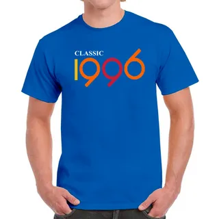 Classic 1996 Birthday T-Shirt For Men Women – Royal