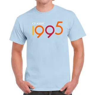 Classic 1995 Birthday T-Shirt For Men Women – Light Blue