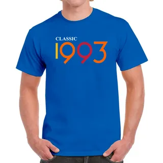 Classic 1993 Birthday T-Shirt For Men Women – Royal