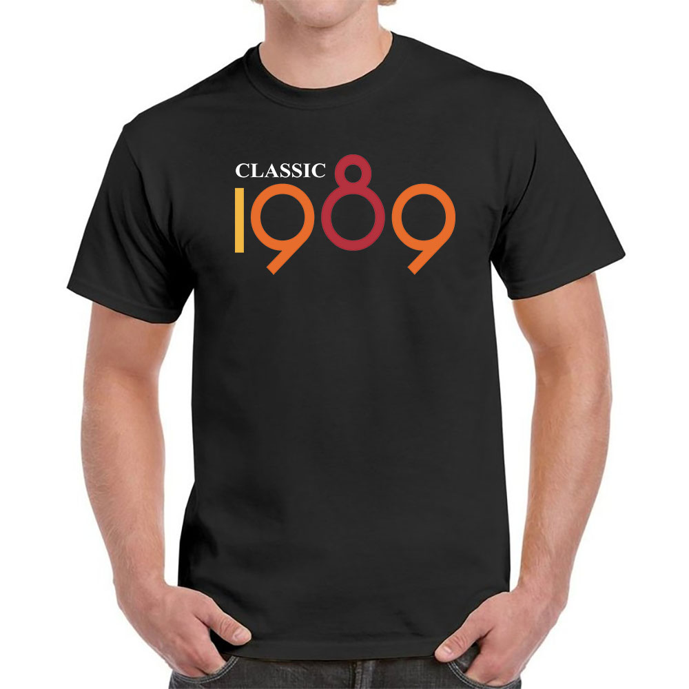 Classic 1989 Birthday T-Shirt For Men Women - variant image 1