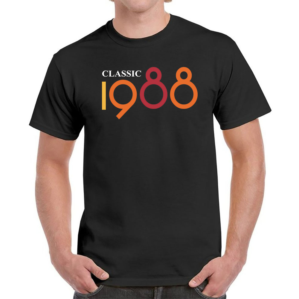 Classic 1988 Birthday T-Shirt For Men Women - variant image 1