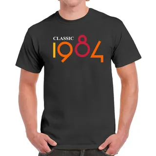 Classic 1984 Birthday T-Shirt For Men Women – Dark Heather