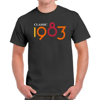 Classic 1983 Birthday T-Shirt For Men Women – Dark Heather