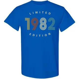 Limited 1982 Birthday T-Shirt – Royal