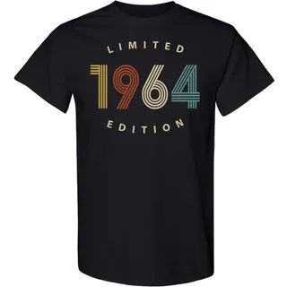 Limited 1964 Birthday T-Shirt – Black
