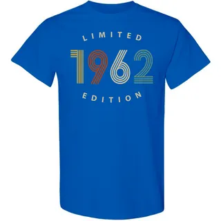 Limited 1962 Birthday T-Shirt – Royal