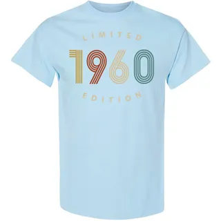 Limited 1960 Birthday T-Shirt – Light Blue