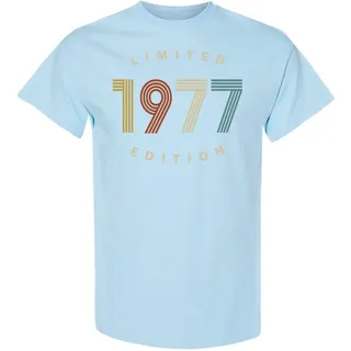 Limited 1977 Birthday T-Shirt – Light Blue