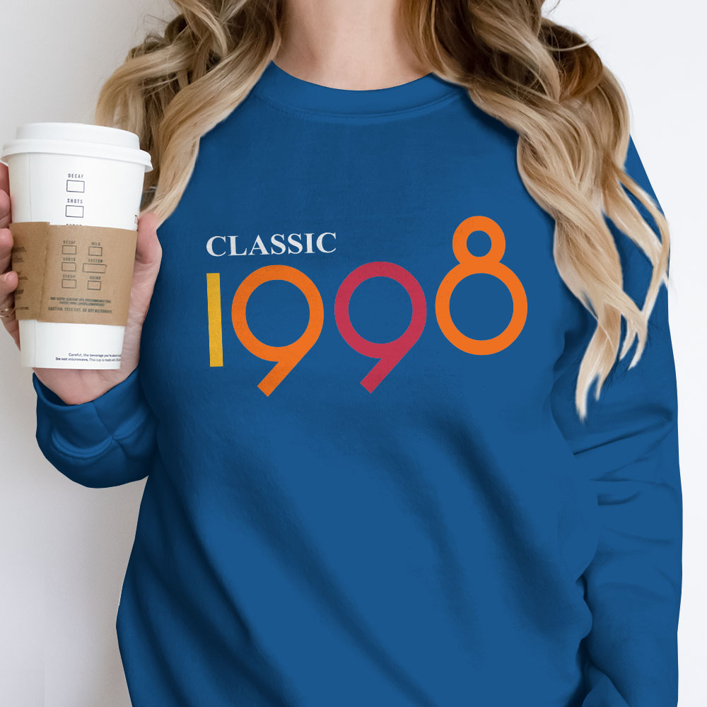 Classic 1998 Birthday Sweatshirt - variant image 1