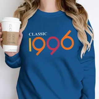 Classic 1996 Birthday Sweatshirt – Royal